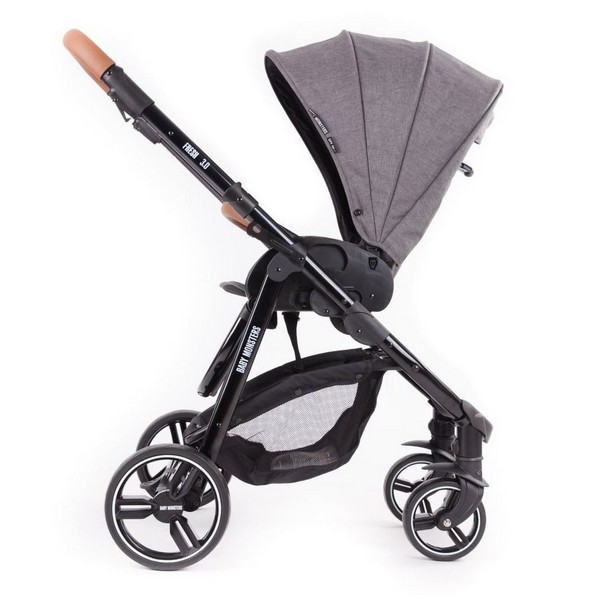 Продукт Baby Monsters Fresh - Комплект детска количка + кош за новородено - 0 - BG Hlapeta